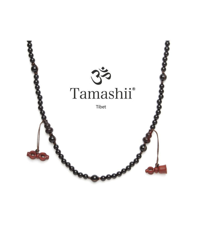 Collana Tamashii Tibet Mudra Corta Onice