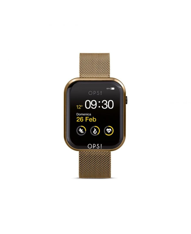 Ops!Smart Watch Call Acciaio Dorato