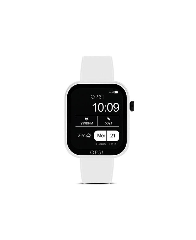 Ops!Smart Watch Active Call Bianco