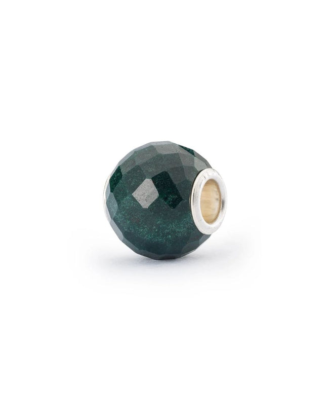 Trollbeads Calcedonio Verde Rotondo Sfaccettato