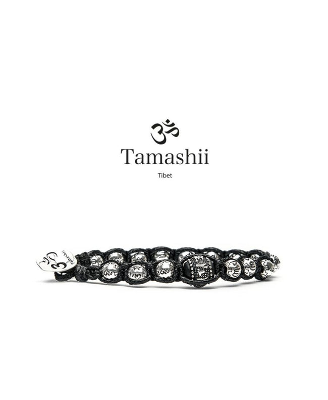 Tamashii Bracciale Ruota Preghiera in Argento