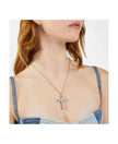 Chiara Ferragni Collana Pendente Classic Cross Big Dorata