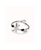 UNOde50 Bracciale di Cuoio Con Libellula Placcato Argento Sterling