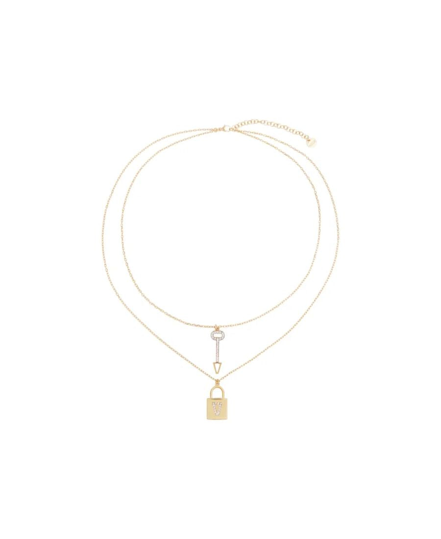 VALENTINA FERRAGNI Collana Lock Necklace Gold