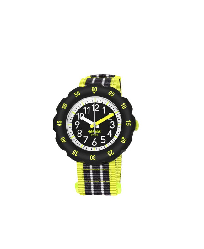 Orologio Flik Flak Loop in Neon