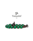 Bracciale  Tamashii Shungite con Agata verde