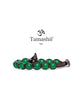 Bracciale  Tamashii Shungite con Agata verde