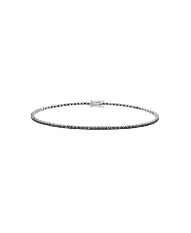 Bliss Bracciale Tennis con Diamanti Neri