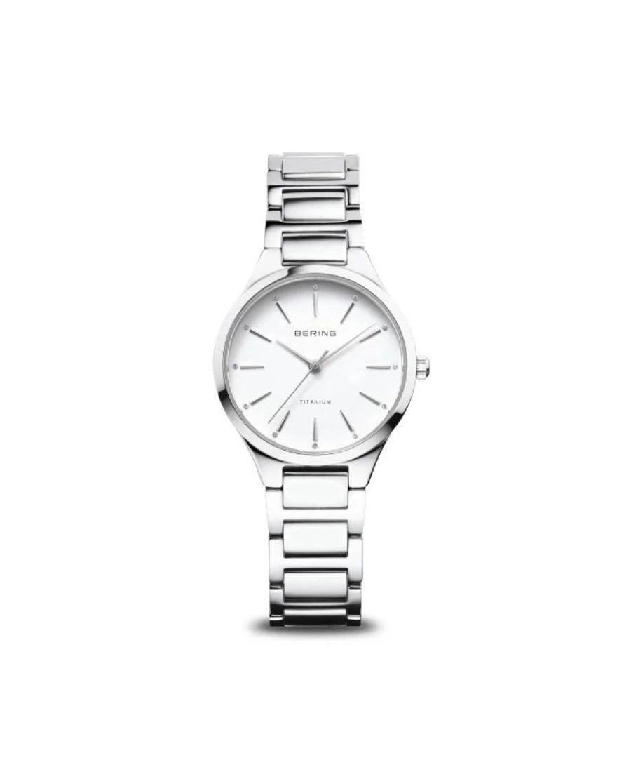 Bering Orologio Donna Titanium Argento Brillante