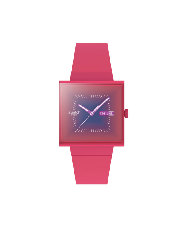 Swatch Orologio Squarely Berry