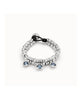 UNOde50 Bracciale Placcato Argento e Cristalli Blu