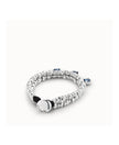 UNOde50 Bracciale Placcato Argento e Cristalli Blu