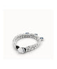 UNOde50 Bracciale Placcato Argento e Cristalli Blu