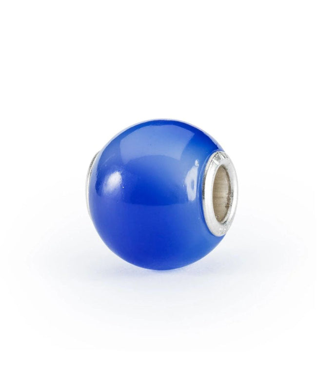 Trollbeads Agata Blu Scuro Rotonda