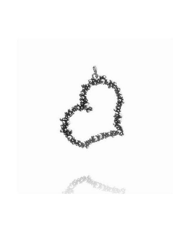 Giovanni Raspini Charm Cuore Perlage Maxi