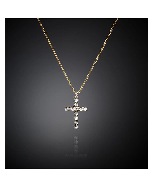 Chiara Ferragni Collana Pendente Bold Cross Gold