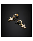 Chiara Ferragni Orecchini A Cerchio Bold Cross Gold