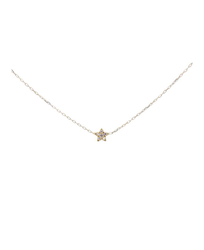 Rue Des Mille Girocollo Stella e Diamanti Lab Grown - Oro18Kt