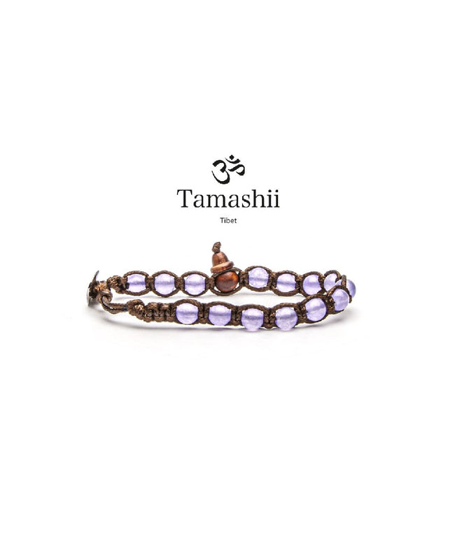 Tamashii Bracciale Giada Lavanda 6mm