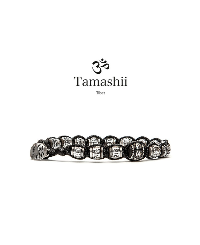 Tamashii Bracciale Ruota Preghiera in Argento (4814291894352)